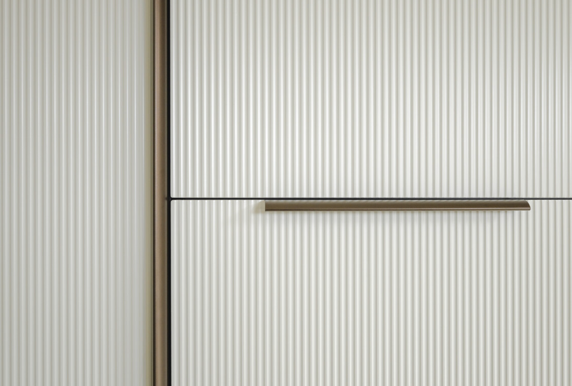 Beige ribbelfronten De Keukenmakery